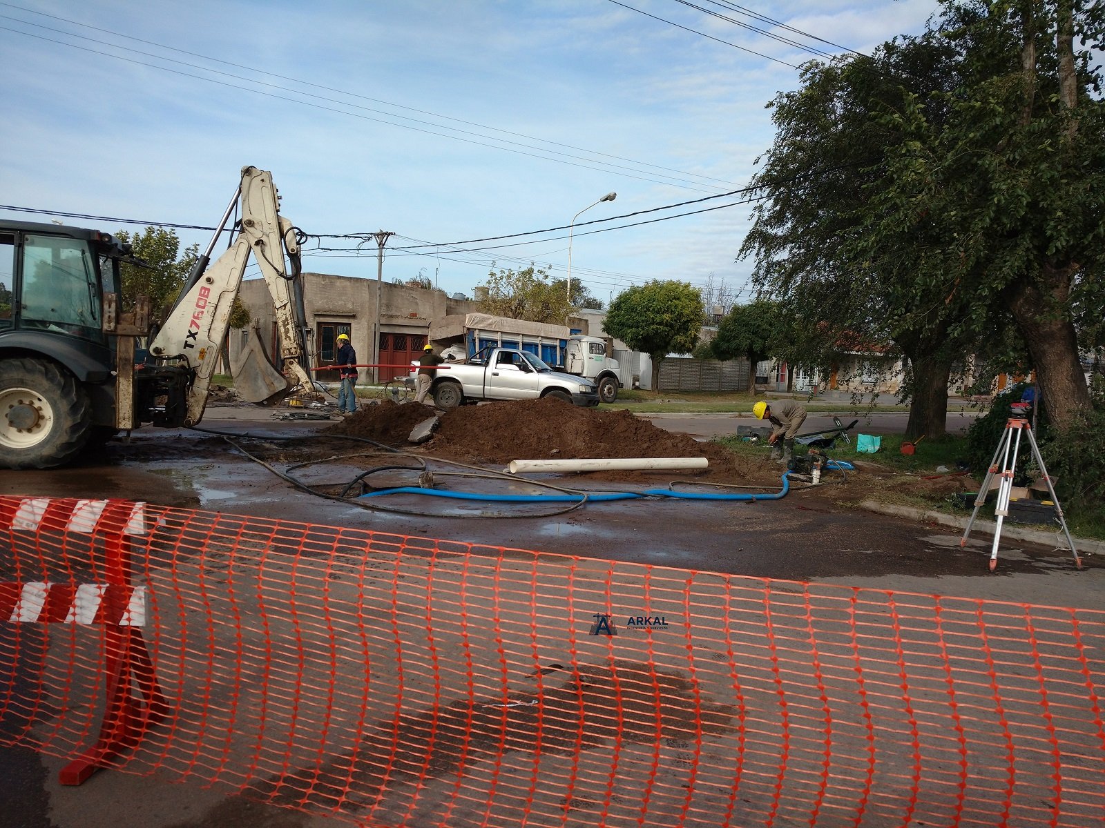 Obra de recambio cloacal terminada en Saliqueló