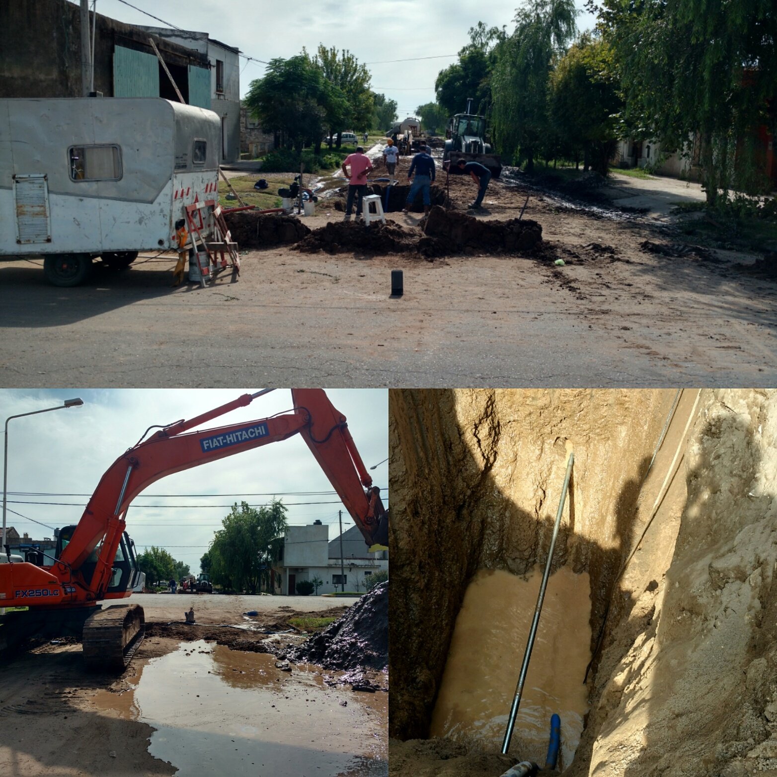 Cruce de calzada terminado con tunelería en Pehuajó